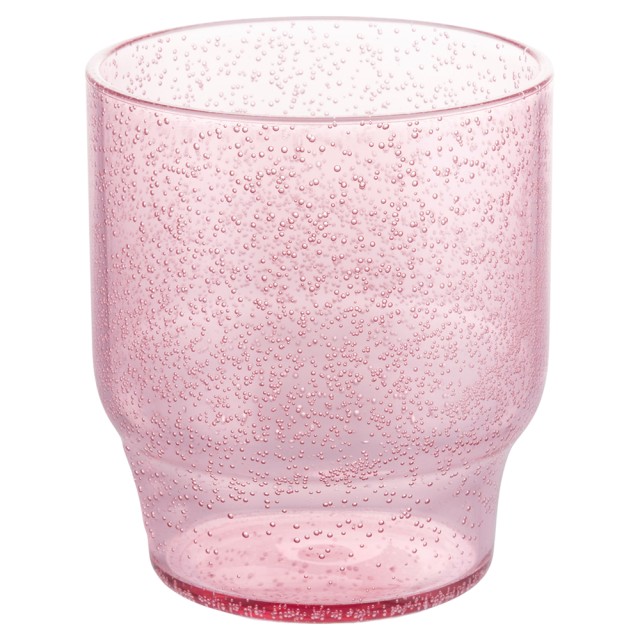 Villa DEste  Σετ 6τμχ 325 ml με ροζ φούσκες σε πλαστικό MS Call me Cherry Unico 5922533