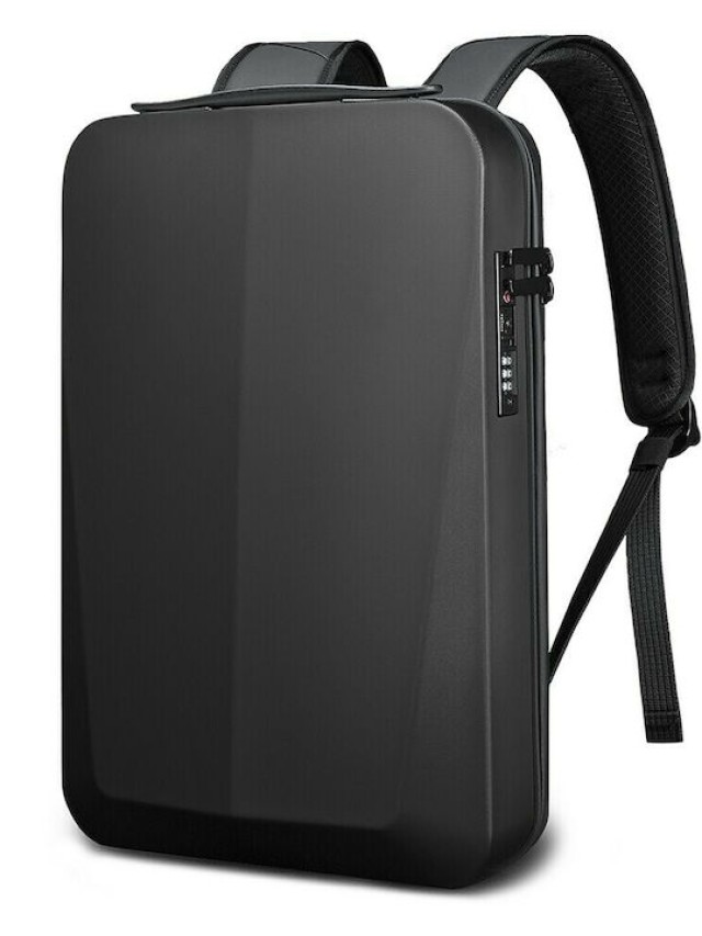 BANGE Αδιάβροχη Τσάντα Πλάτης Laptop 15.6 με Θύρα USB - Μαύρη 22201-Black