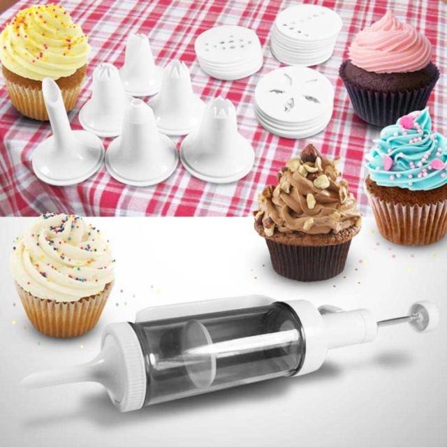 BAKAJI Σετ Διακόσμησης για Cupcake και Τούρτες, 31 Τεμάχια 02817091