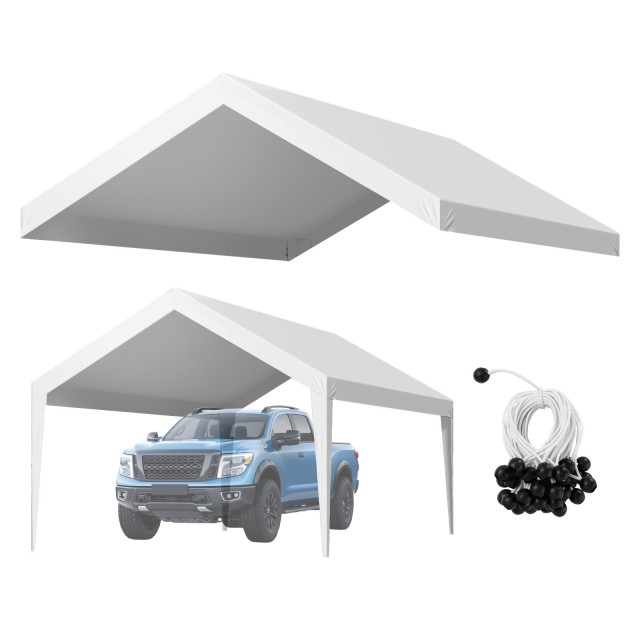 VEVOR Αντικατάσταση Κάλυψης Carport 3.6 x 6 m - UV Ανθεκτικό & Αδιάβροχο CKPB12X20FTBB7CQI001V0