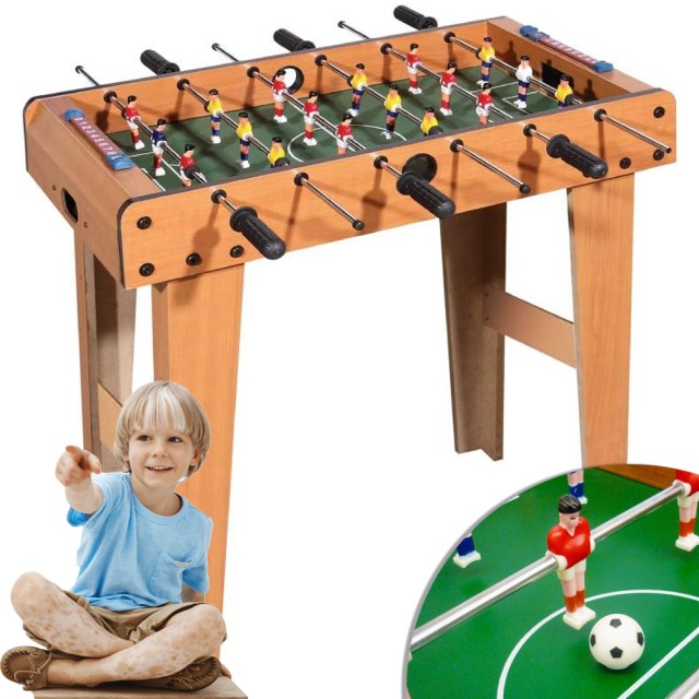 BAKAJI Ποδόσφαιρο Επιτραπέζιο για Παιδιά Εσωτερικού Χώρου Παιχνίδι Τραπεζάκι 69x37x62cm 02842848
