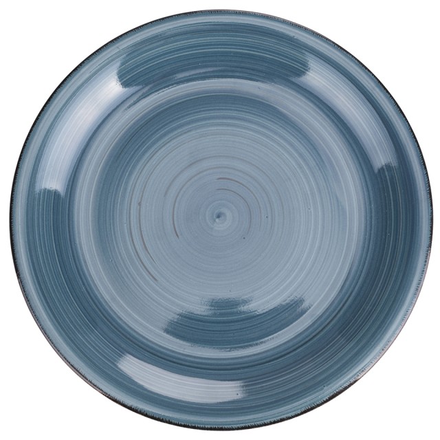 Galileo Γαλάζιο Πιάτο Φρούτων από Λίπαρι, Πέτρα Γκρες, 20 εκ. 5913082