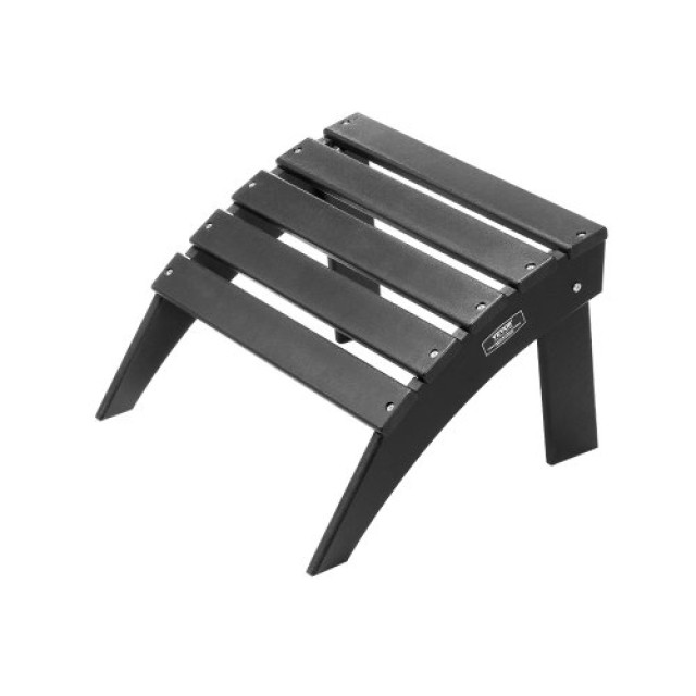 VEVOR Πτυσσόμενο Υποπόδιο Adirondack HDPE Μαύρο KZDADLDKTTBPJARZTV0