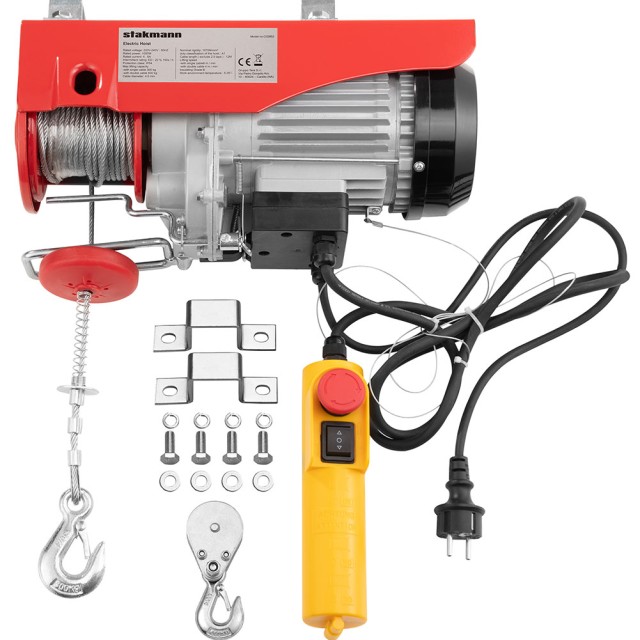 STAKMANN Ηλεκτρικός Γερανός Ανυψωτήρας Βαρούλκο Ανυψωτικό Φορτίου 300 / 600 κιλά 02814644