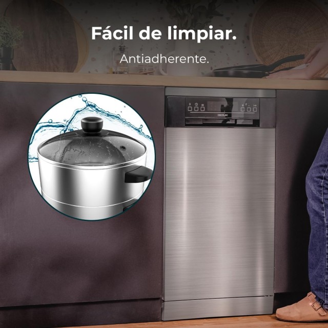 Ηλεκτρικός Ατμομάγειρας 1300W με 3 Δοχεία από Ανοξείδωτο Ατσάλι 10lt Vapovita SteelPot CEC-100072 Cecotec