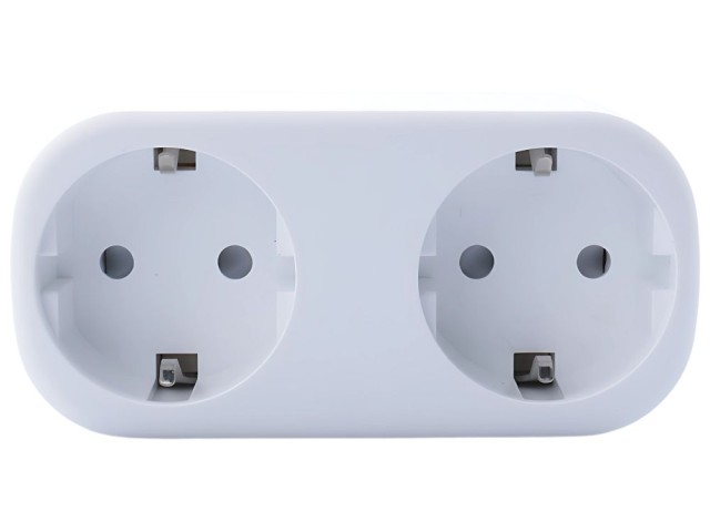 Διπλή Έξυπνη Πρίζα WiFi 16A με Χρονοδιακόπτη & Έλεγχο μέσω Εφαρμογής 5907451370957 Verk Group
