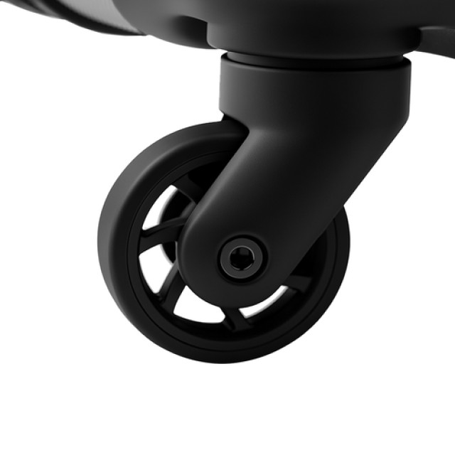 Σετ Βαλίτσες Ταξιδιού Σκληρές με 4 Ρόδες 3τμχ - Μαύρο 26661 Trizand