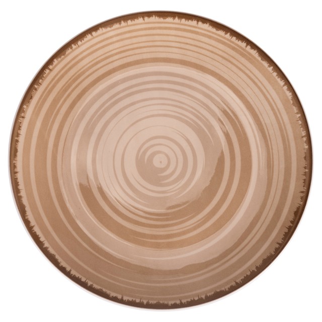 Villa DEste  Σετ 6τμχ Ρηχό πιάτο από πορσελάνη Baita Chocolate 5922987