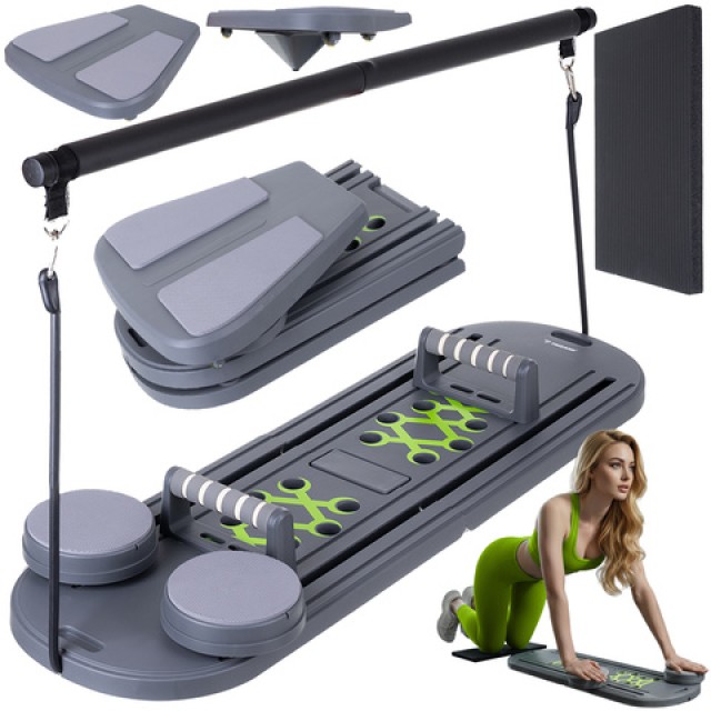 Trizand Πολυλειτουργική Σανίδα Γυμναστικής Pilates Board 97x35 εκ. με Λαβές  27190