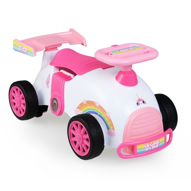 Costway Παιδικό Όχημα Ολίσθησης με Θέμα Μονόκερου και Μουσική & Αποθηκευτικό Χώρο κάτω από το Κάθισμα TQ10436UN