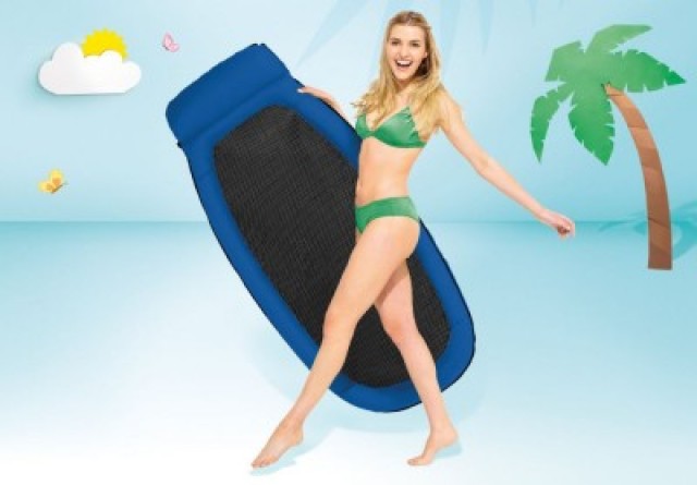 INTEX Δροσιστικό μπλε στρώμα θαλάσσης με δίχτυ για κολύμπι INTEX 58836 58836-BLUE