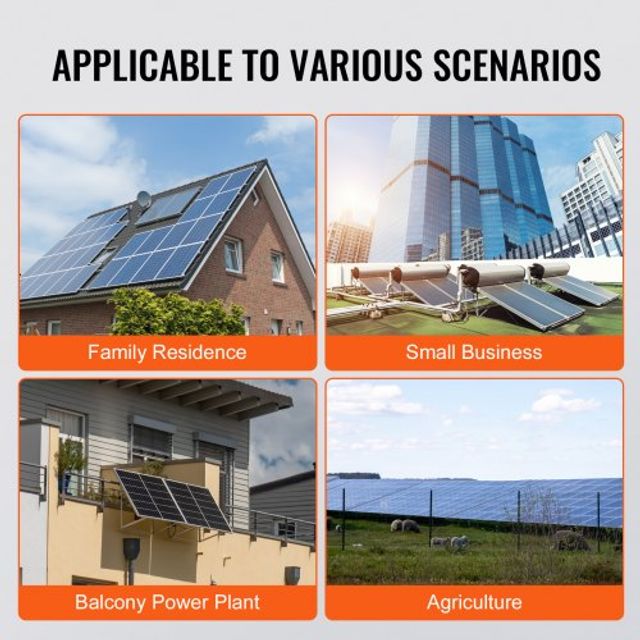 VEVOR Ηλιακός Μικρομετατροπέας 600W IP67 με Απομακρυσμένη Παρακολούθηση IP67WXBWNBQIXFKWLV2