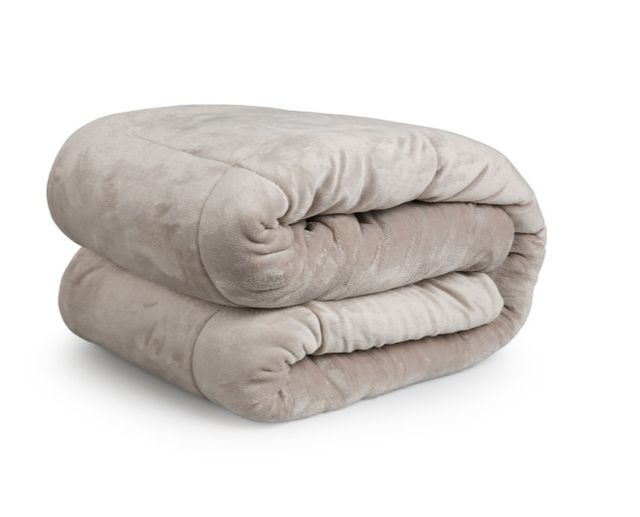 Πολυτελής Κουβέρτα Διπλής Όψης Sherpa 140 x 200 cm Taupe 8720604888348 SleepMed