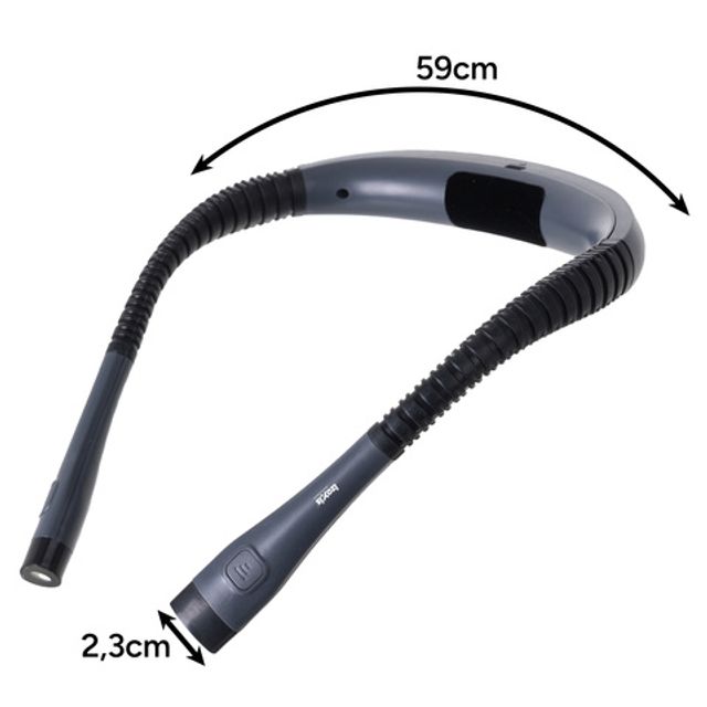 Izoxis Φωτιστικό Λαιμού Αναγνωστικό Νύχτας LED USB-C Επαναφορτιζόμενο  25675