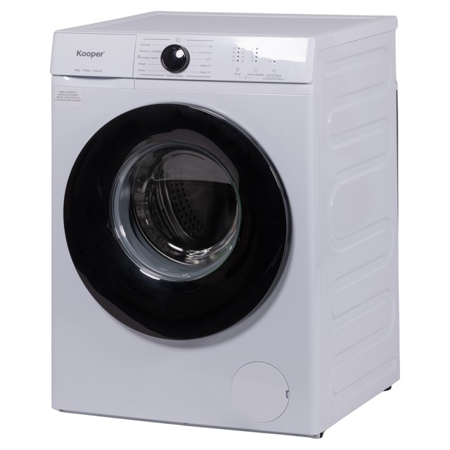 Kooper Πλυντήριο 12 Kg slim 11 αυτόματα προγράμματα 1400 RPM λευκό Kooper 5926029