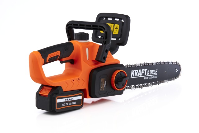 Kraft&Dele Σετ Επαναφορτιζόμενο Αλυσοπρίονο Μπαταρίας ε 2 μπαταρίες 21V 4Ah και Αξεσουάρ και Λάμα 12 KD-10643