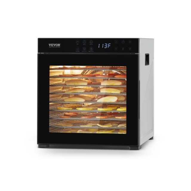 VEVOR Αφυγραντήρας Τροφίμων 10 Δίσκων 1000W Ανοξείδωτος SGHGJ1000W10FYLUFV2