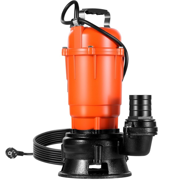 VEVOR Υποβρύχια Αντλία Απορριμμάτων 550W, 18000 L/H, με Ροή έως 32.8 ft/10 m, Διαμέτρου 2 in QSWNBZT550W10WSUS001V2
