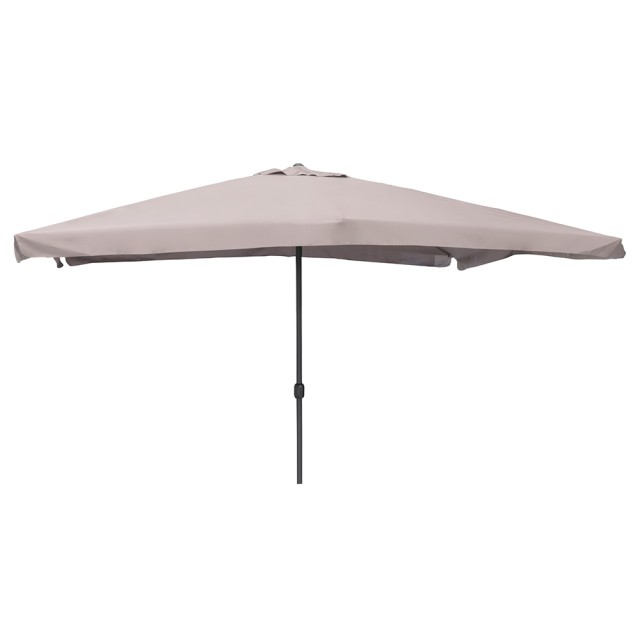 Galileo Ομπρέλα κήπου cru 3x4 m από ανθρακοχάλυβα με 8 ενισχυμένες ακτίνες και άνοιγμα με μανιβέλα Cuba Est 2188428