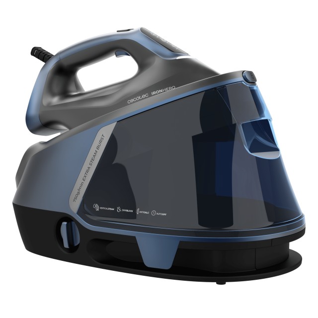 CECOTEC Κάθετο Σίδερο Ατμού 3000W IronHero H-3000 Station με Κεραμική Πλάκα, 155gr/min, Οθόνη Αφής και Αυτόματη Απενεργοποίηση CEC-104491
