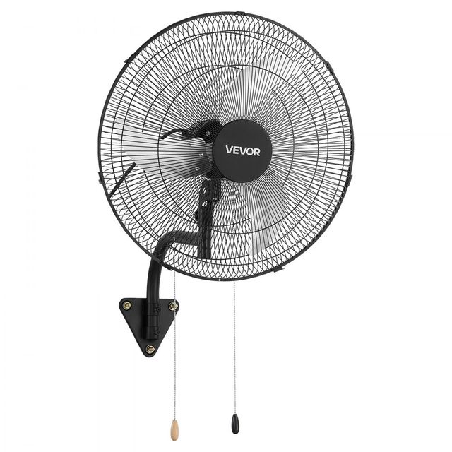 VEVOR Επιτοίχιος Ανεμιστήρας 500 mm, Περιστρεφόμενος, 3 Ταχυτήτων, Μαύρος GYBGFSDD20IN9K3N1001V2