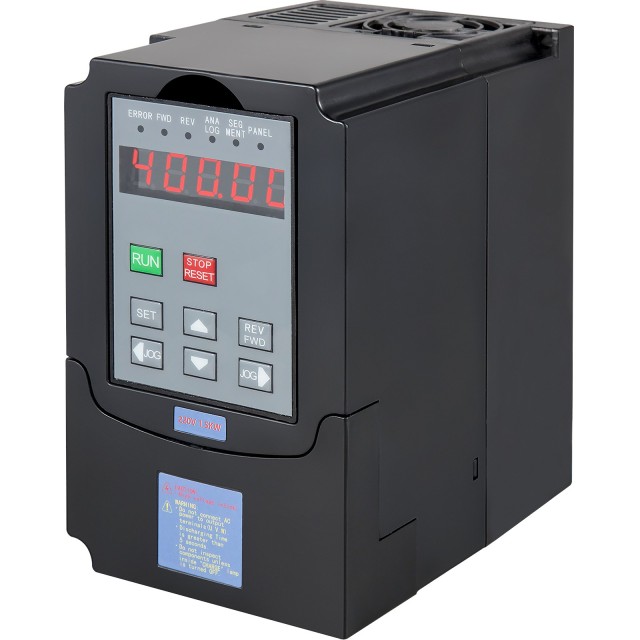 VEVOR Inverter Παραλλαγών Συχνότητας 1.5KW για Έλεγχο Ταχύτητας Κινητήρα Spindle 2HP 7A 220-250V 1.5KW220VBPQ00001V0