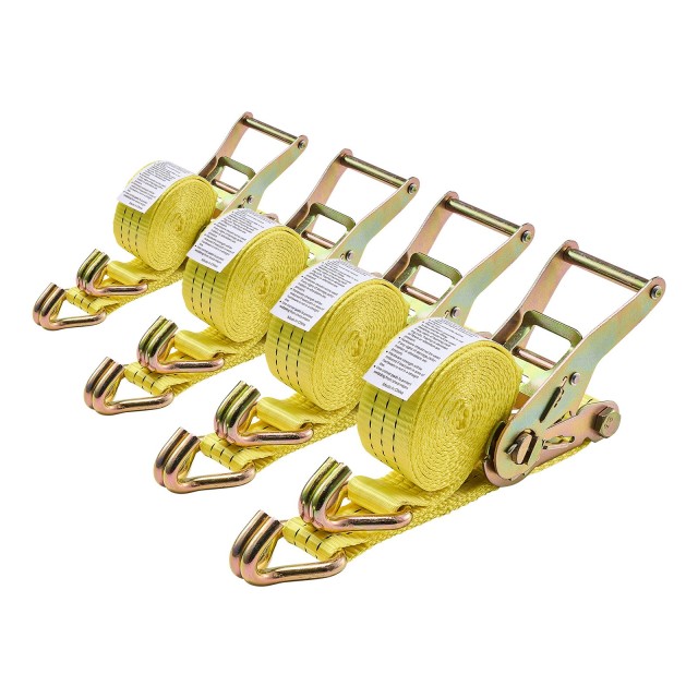 VEVOR Ιμάντες Δεσίματος με Καστάνια, 38.1 mm x 3 m, 3000 kg, 4 Τεμάχια SJGJLD35MM33D1XI6001V0