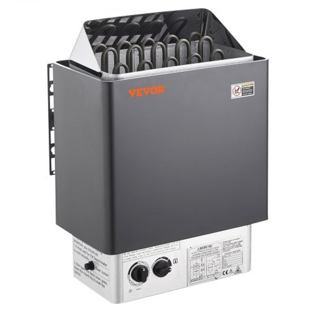 VEVOR Ηλεκτρική Σόμπα Σάουνας 8KW με Ενσωματωμένο Έλεγχο για 8-12 m3 Σπα Σπιτιού DSSNLNKLXB8KWKTNAV8