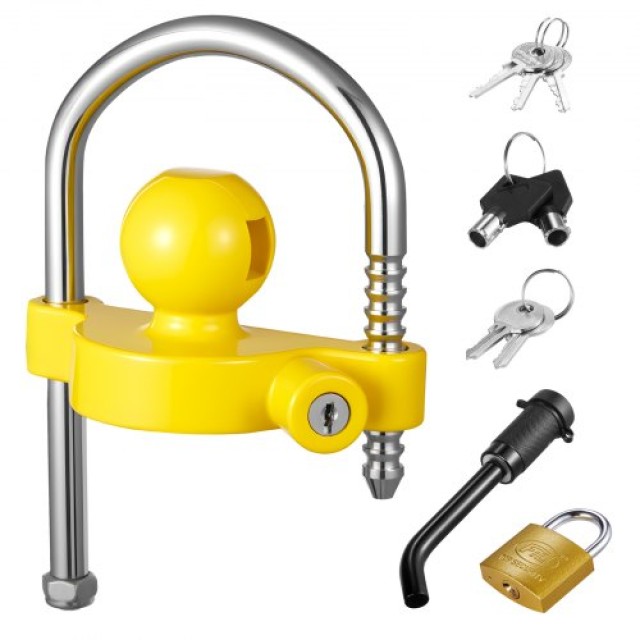 VEVOR Κιτ Κλειδώματος Κοτσαδόρου, Αντι-Κλοπικό για Τροχόσπιτα, Σκάφη, Τρέιλερ CZSOHSDUX178O5DO4001V0