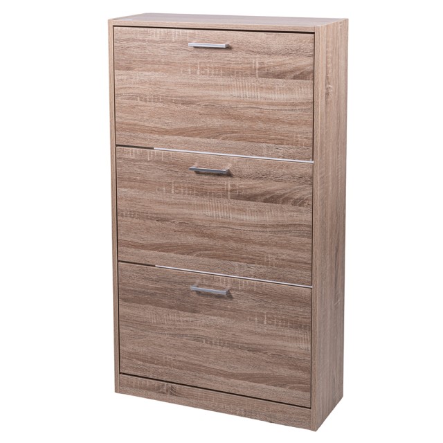 Galileo Σκαριέρα 3 φύλλων με ανακίνητα φύλλα 63x24xΥ115 cm από ξύλο LDF χρώματος δρυς Sibilla 2191285