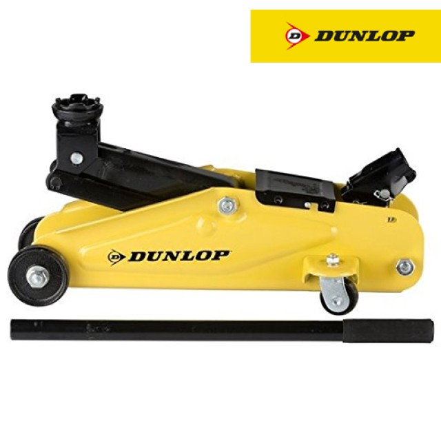 DUNLOP Υδραυλικός γρύλος καροτσιού 2 τόνων Dunlop για αυτοκίνητα και φορτηγά 02662102