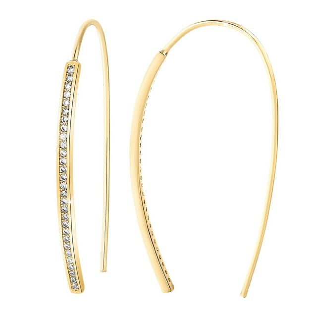 So Charm Σκουλαρίκια διακοσμημένα με Κρύσταλλα Swarovski, Χρυσό BS2114-DORE
