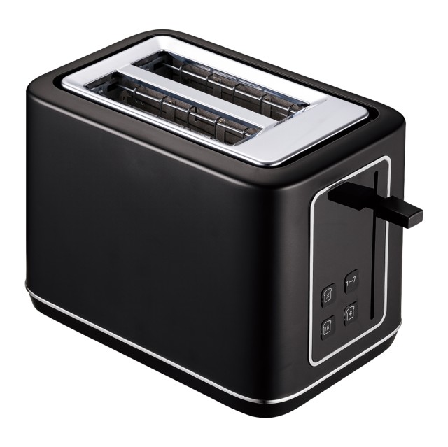 Berlinger Haus Φρυγανιέρα 2 Θέσεων από Ανοξείδωτο Ατσάλι με LED Οθόνη, Matte Black Collection BH-9660