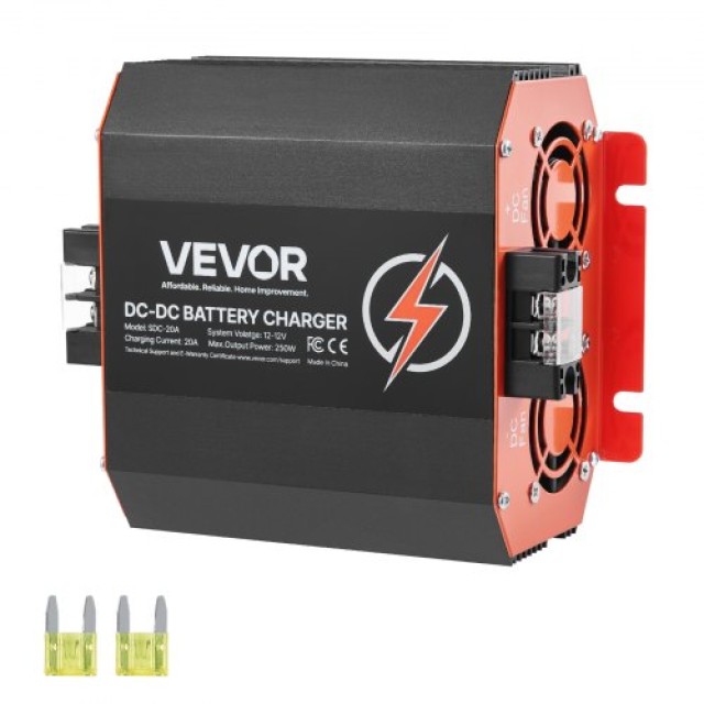 VEVOR Προηγμένος Φορτιστής Μπαταρίας DC 20A 250W για Μολύβδου-Οξέος & Λιθίου ZLDZLDDYSRCDOVSXWV9