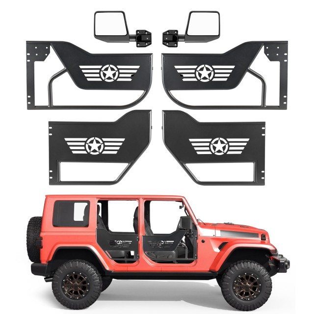 VEVOR Πόρτες Σωλήνα για Jeep για τα Jeep Wrangler JL JLU & Gladiator JT (2018-2026) JPC4MCXWXBZTJNFYM001V0