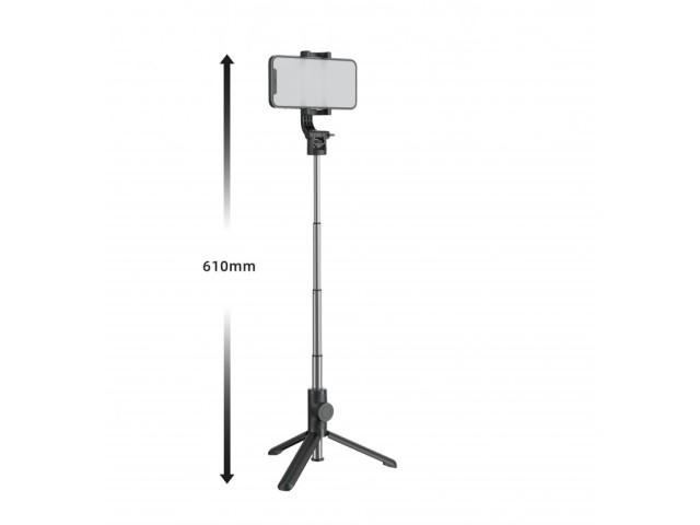 SWISSTEN Tηλεσκοπικό Τρίποδο Selfie Stick PRO Bluetooth 8595217478879