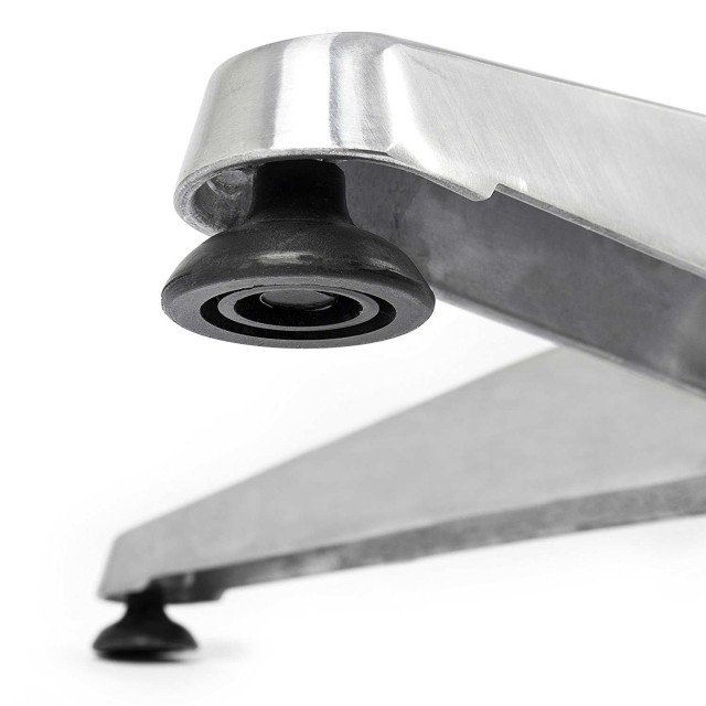 BAKAJI  Τραπέζι Μπαρ Μπιστρό Ψηλό Αλουμινίου Τετράγωνο 60x60x110cm Τραπέζι Κήπου  02824798