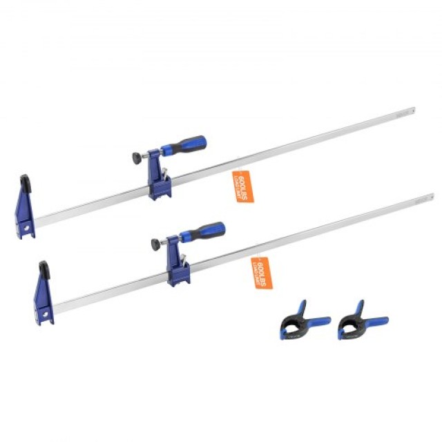 VEVOR Σφιγκτήρες Ξυλουργικής 2 τεμ 91.4cm Κλειδώματος από Χυτοσίδηρο FJ36INCH2GZTY7VBV001V0