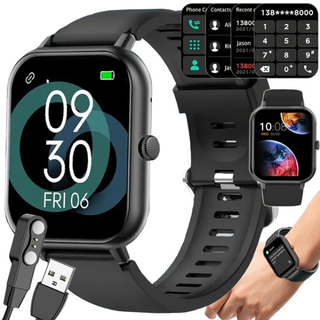Verk Group Έξυπνο Ρολόι ZL54CJ Μαύρο Ρολόι (50) GAB_A 5907451378069