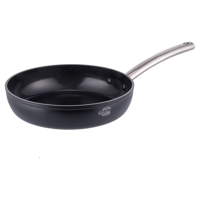 Galileo Padella 30 cm από σφυρήλατο αλουμίνιο με κεραμική αντικολλητική επίστρωση και πλήρους επαγωγής πάτο SChef Premium 5920946