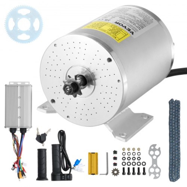 VEVOR Σετ Ηλεκτρικού Κινητήρα 3000W Brushless DC 72V 4900rpm με Ρυθμιστή Ταχύτητας ZLWSDJTJ3000TMJNSV9