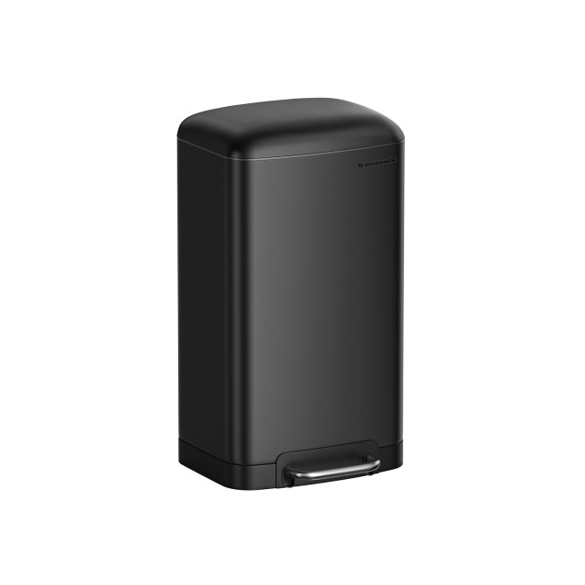 SONGMICS Κάδος Απορριμμάτων με Πεντάλ 30L, Μαύρος, 30x30x61 εκ., LTB30BK 