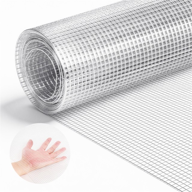 VEVOR Γαλβανισμένο Συρματόπλεγμα Κήπου 6,3 mm 1x5 m DXGSWL055MM1NCQBY001V0
