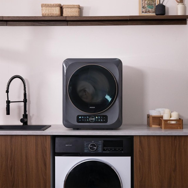 Cecotec  Mini Στεγνωτήριο Ρούχων Bolero DressCode Dry  3400V 3kg με Οθόνη Full Color, 8 Προγράμματα, UV Care και Dry Shoe Pro CEC-111289