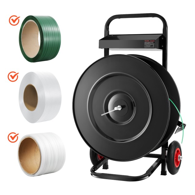 VEVOR Καροτσάκι Σφράγισης Ανθεκτικό, Κατάλληλο για Πυρήνα 20.3/40.6 εκ., Διαστάσεις: 16.1 x 26.4 x 39.4 εκ. BZKZCKZCTYX1GR43W002V0