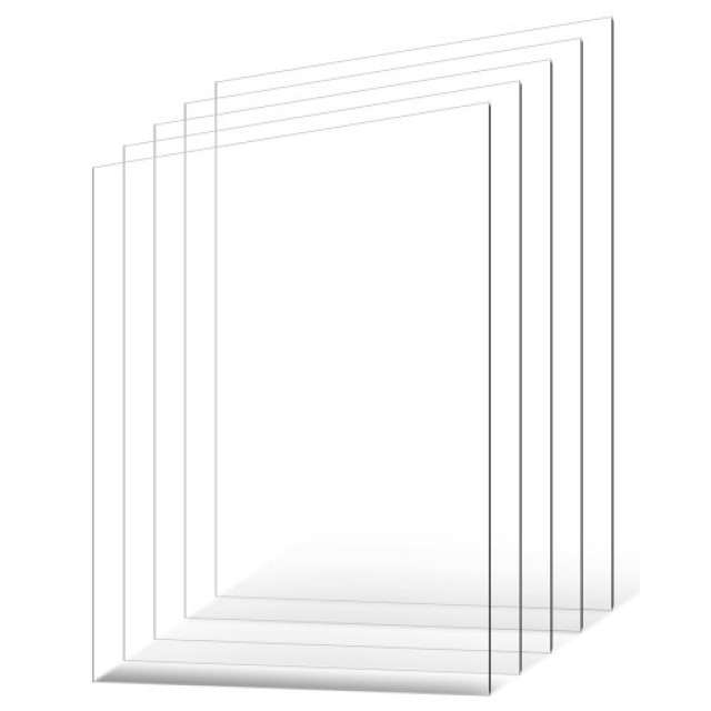 VEVOR 5-Πακέτο Φύλλα PET/Plexiglass 24x36 ιντσών 0.04 πάχος PETSLB2436INCG8GHV0