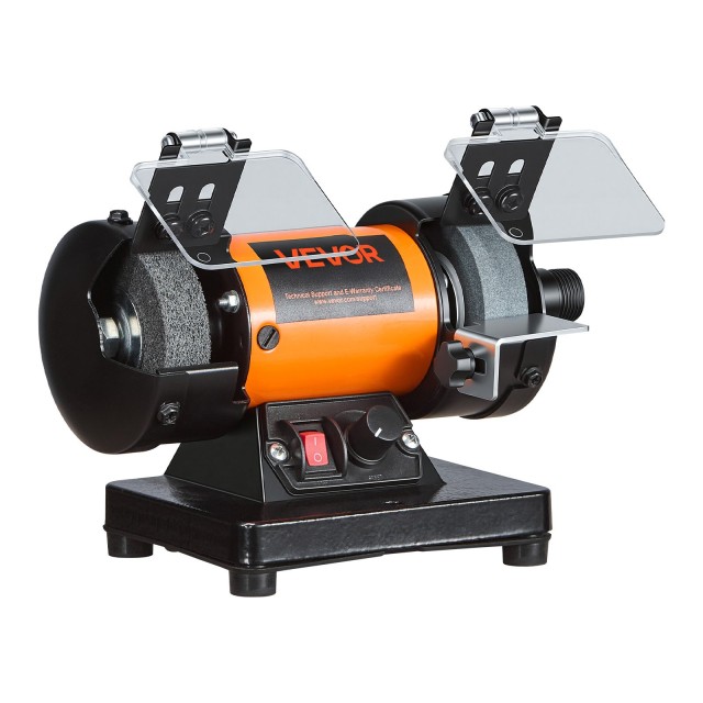 VEVOR Γυαλιστικό Πάγκου 8300-10600 σ.α.λ. με Ρυθμιζόμενη Ταχύτητα και Σετ 100 Αξεσουάρ STPGJWSDJ328B4CUJ001V2