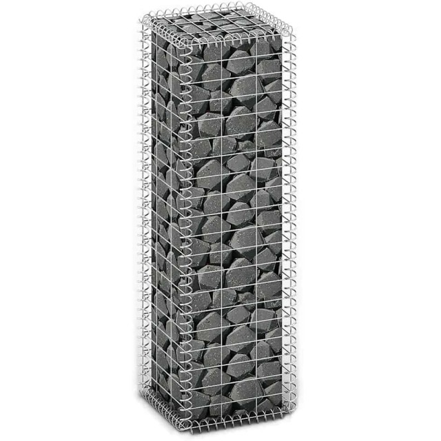 BAKAJI Γαλβανισμένο Χαλύβδινο Κλουβί 100x30x30cm για Περιφράξεις Κήπου 02001583