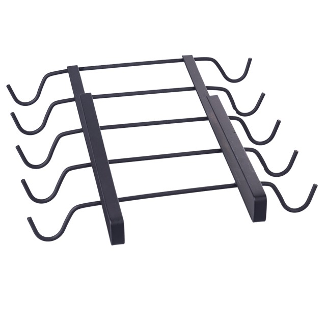 Galileo Πορτά φλιτζάνια για ράφια και ντουλάπια από σίδηρο 28x22x55 cm μαύρο σατινέ 5914736