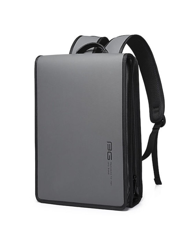 BANGE Τσάντα Πλάτης για Laptop 14 Αδιάβροχη Γκρι 7252-Grey